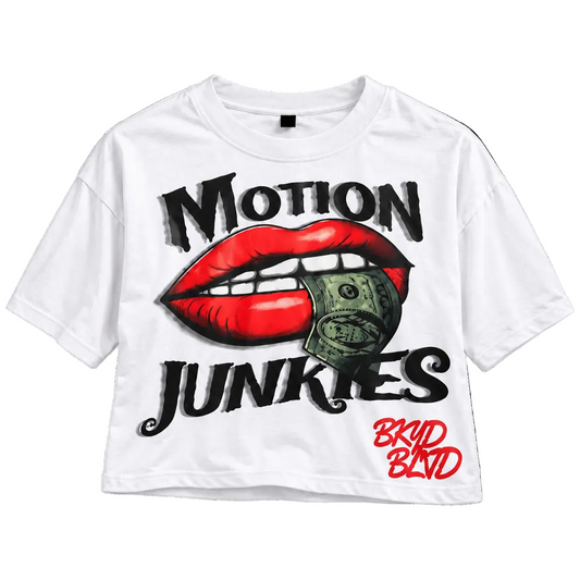 White Motion Junkies Tee