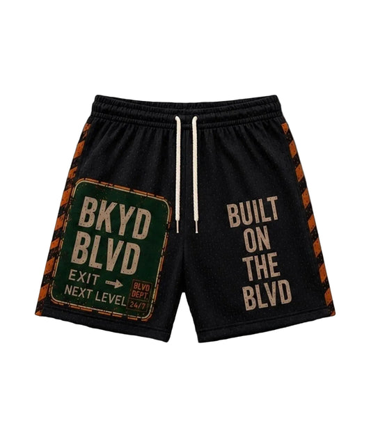 Vintage Black Roadworks Shorts